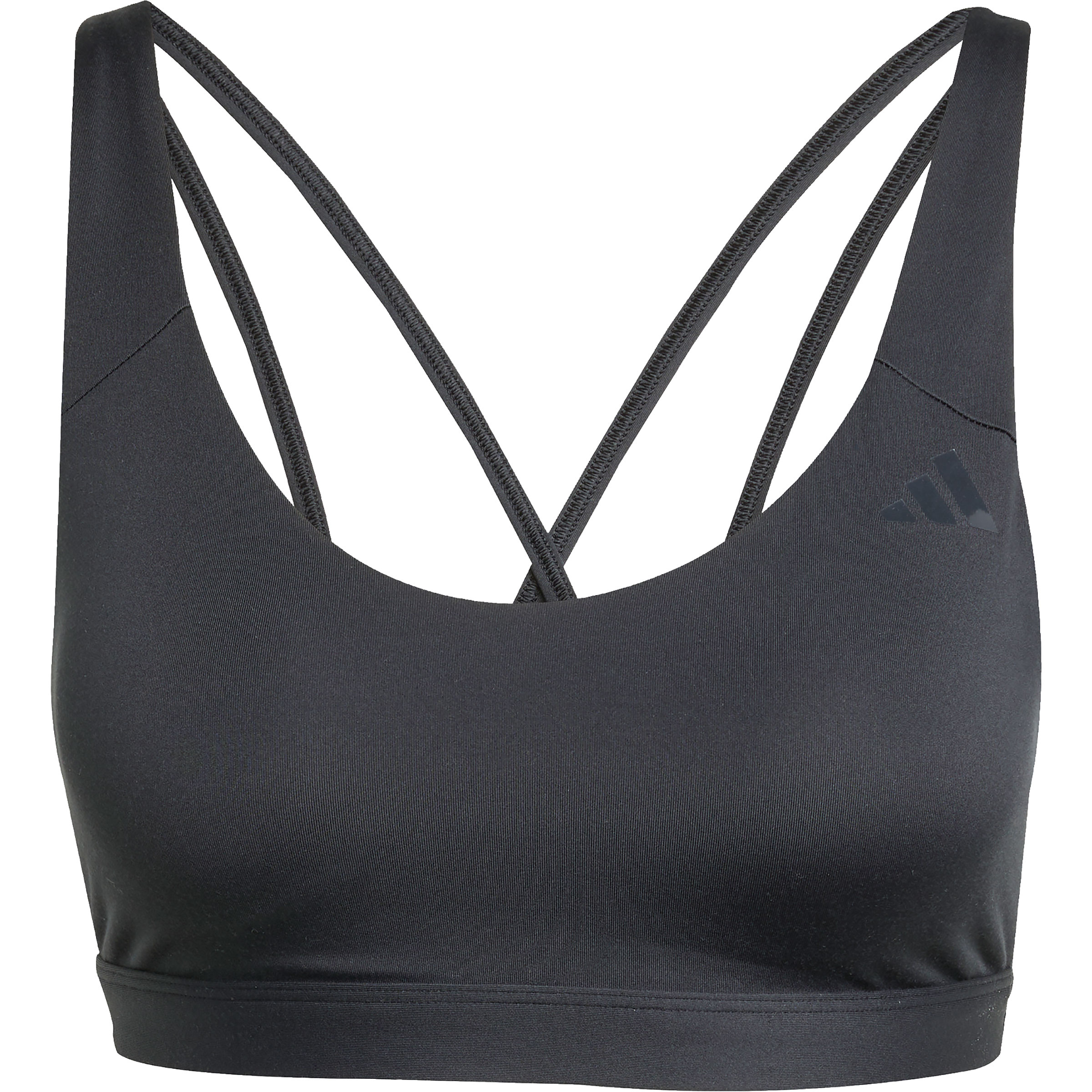 adidas Essentials Medium Support Sport BH Damen Sport-BHs schwarz Größe M Yoga Elastisch