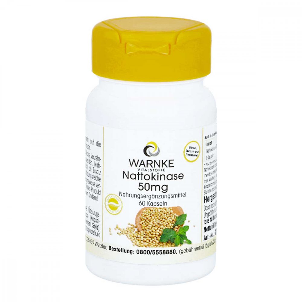 Warnke Vitalstoffe GmbH Nattokinase 50 mg Kapseln 12343573