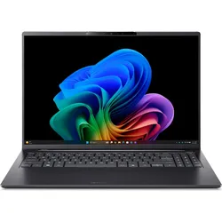 Acer Swift Go 16 AI OLED (16", 512 GB, 16 GB, DE, Intel Core Ultra 9 386H), Notebook, Grau