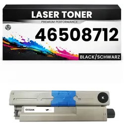 XL Toner kits kompatibel für OKI 46508712 data MC363dn C332dn in Schwarz