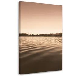 WANDBILD ruhiges wasser auf dem see