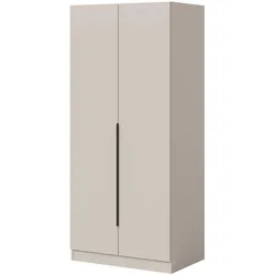 KLEIDERSCHRANK kaschmir 80 x 181 cm, Drehtürenschrank 2-türig