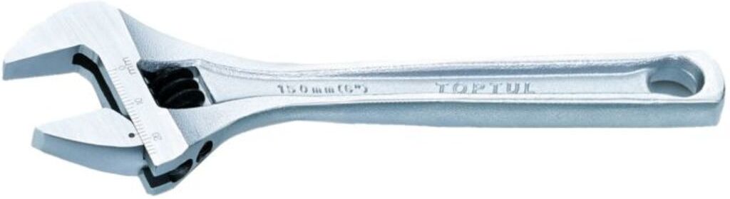 Chave inglesa ajustável TOPTUL 33mm, Comprimento: 250mm
