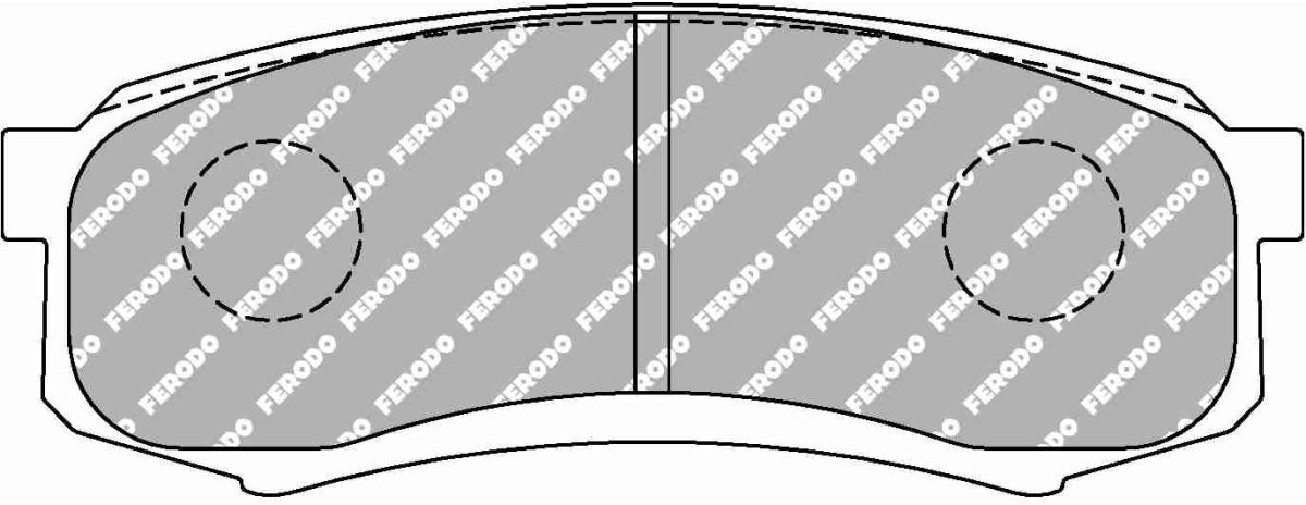 Bremsbelagsatz FERODO FCP1021H