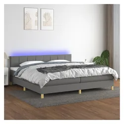 vidaXL, Boxspringbett, Gamisus (Block mit Quadraten) (200 x 200 cm)