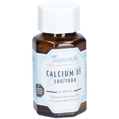 Naturafit Calcium D3 500/1000 Kapseln 60 St