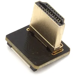 Adapter für DIY HDMI Kabel - Anschluss: Typ A Stecker - Ausführung: nach oben gewinkelt