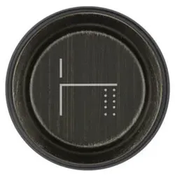 Gessi Venti20 Bedientaste-Abdeckung Wannenauslauf, SP03298187, Farbe: Bronze Antik