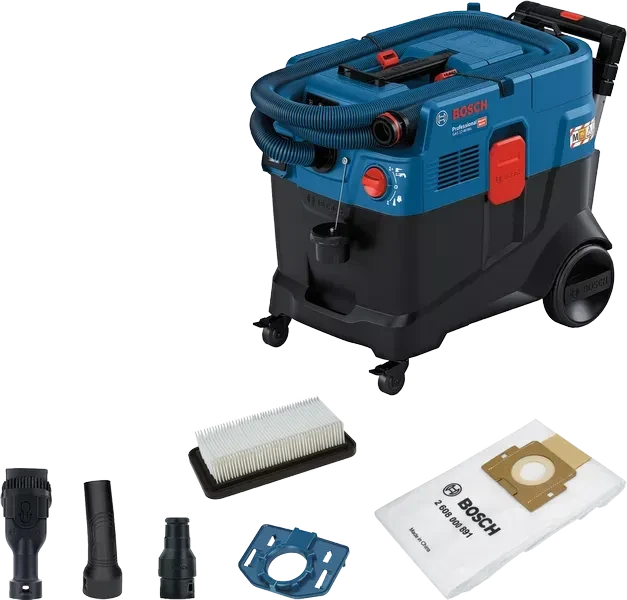 BOSCH Professional Elektrischer Industriestaubsauger GAS 12-40 MA, Düse, Bürste 0.601.9M0.120