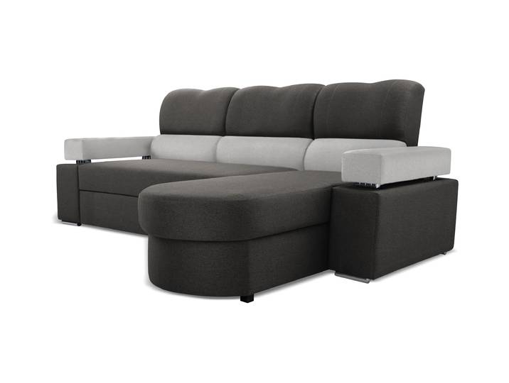 Ecksofa MAGIC Rechts Grau/aschegrau (Bahama 35 + Bahama 31)