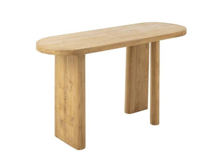 Console Design  Teck  150cm Naturel
