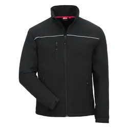 Softshelljacke "MOTION TEX LIGHT" - XXL - schwarz