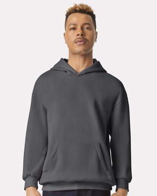 American Apparel RF498 ReFlex Fleece Hoodie Sweatshirt in Asphalt size Medium   Cotton/Polyester Blend