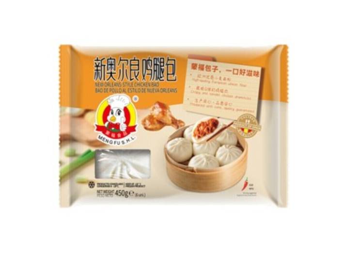 MENGFU Bao au poulet façon Nouvelle-Orléans 450 g