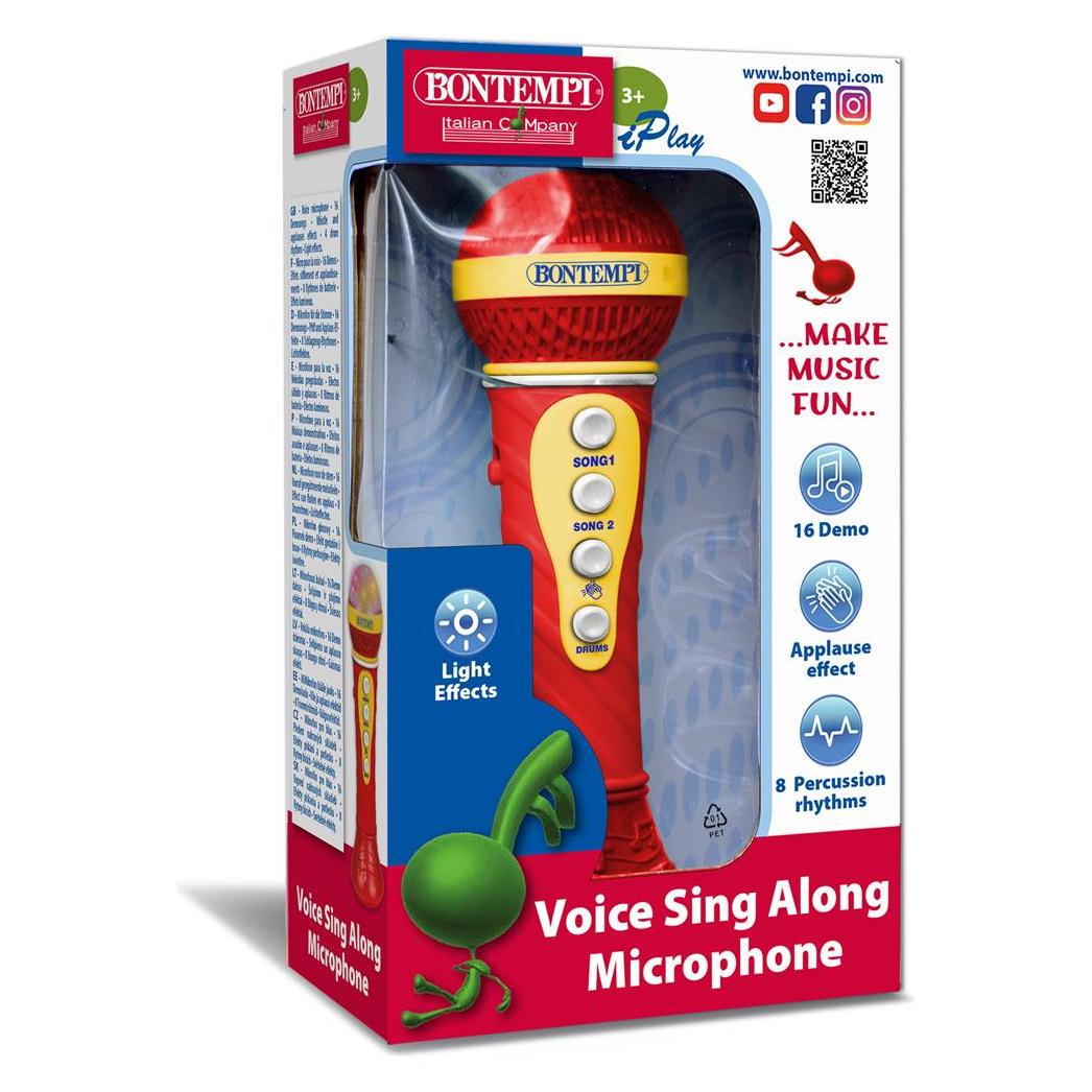 Bontempi Karaoke-Mikrofon mit Lichteffekten (49877895)