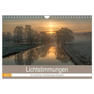 Lichtstimmungen im schönen Schleswig Holstein (Wandkalender 2027 DIN A4 quer), CALVENDO Monatskalender