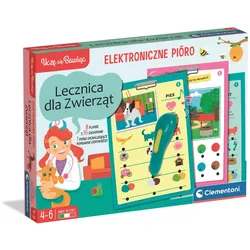 Sprechender Stift: 500 Fragen Tierklinik Edition Polnische Version Clementoni 50389