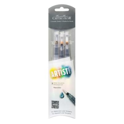 Cretacolor Pinsel Aqua2Go Wasserpinsel Stärke F+M+B, 3er Set