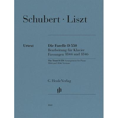 Franz Liszt - Die Forelle D 550, Fassungen 1844 und 1846 -