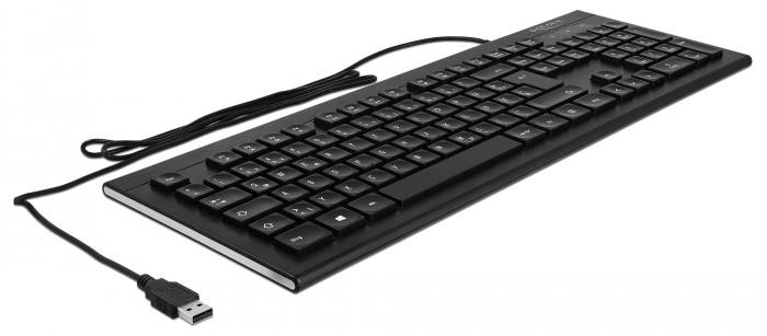 Delock 12672 USB-to-USB toetsenbordkabel, 1,5 m, zwart