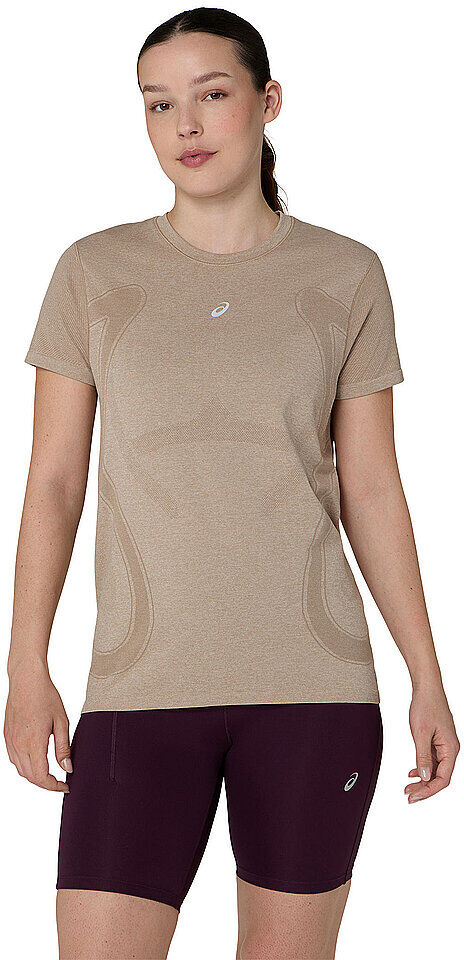 ASICS Damen Laufshirt Road Seamless camel   M W