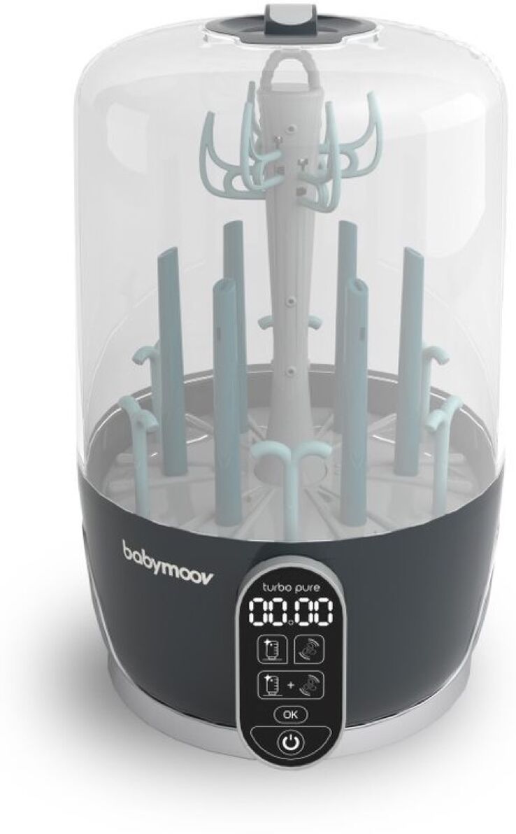 Babymoov Escurre Biberones y Esterilizador Turbo Pure