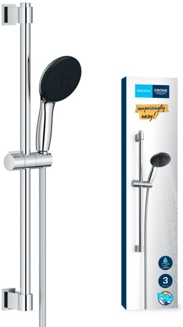 Grohe Vitalio Start 110 Brausestangenset 26032001 3 Strahlarten (RAIN, JET, MASSAGE) chrom