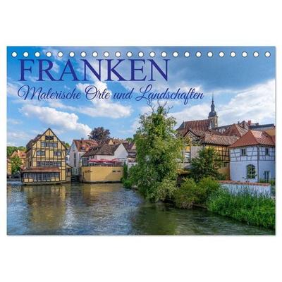 Franken - Malerische Orte und Landschaften (Tischkalender 2026 DIN A5 quer), CALVENDO Monatskalender