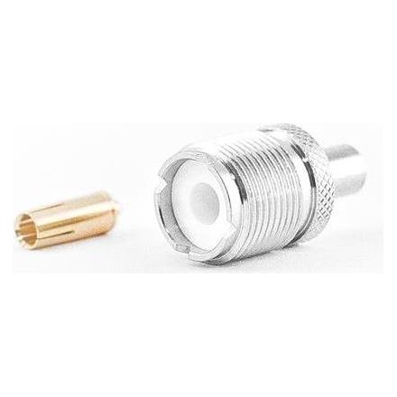 Varia UHF-Buchse für LMR200/HDF200 Kabel, Crimp Version (UHF-20-10-F-DGN)