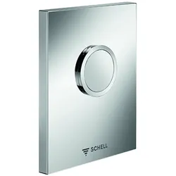 Schell WC Betätigungsplatte EDITION ND Niederdruck Kunststoff Chrom 028150699