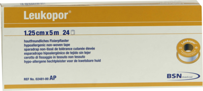 BSN medical GmbH LEUKOPOR 1,25 cmx5 m 24 St 04593563
