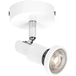 OSRAM LED SPOT GU10 1er Wand- und Decken Strahler dimmbar Weiß 2700K warmweiße Lichtfarbe mit hoher Farbwiedergabe