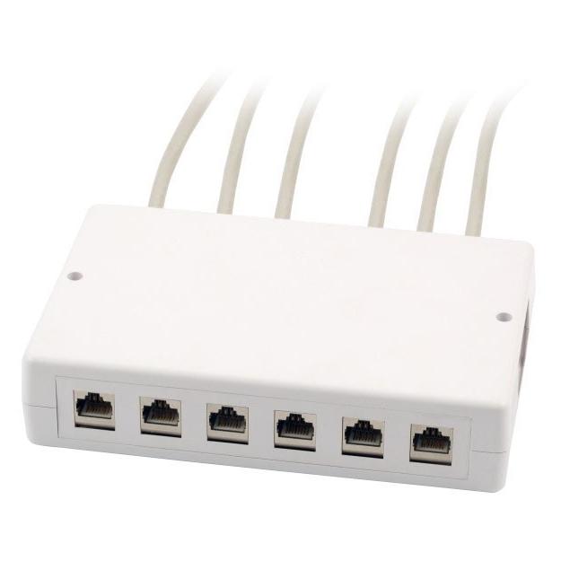 EFB Elektronik EFB Keystone Verteilerbox Aufputz 6/12 Port (ET-25174.1)