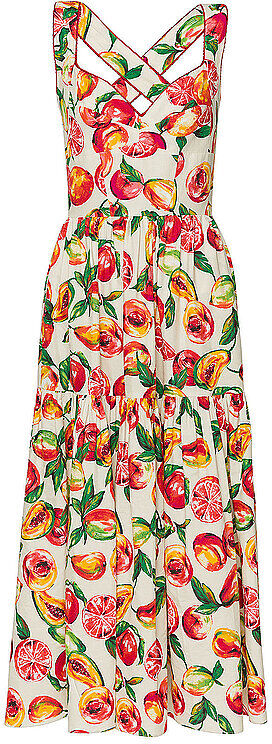 LENA HOSCHEK Midikleid VACANCES creme   S S