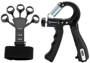 Uplifted Finds Grip Strength Trainer Kit For Hand Exercise Muscle Building And Injury Recovery Training 2 Pcs Set