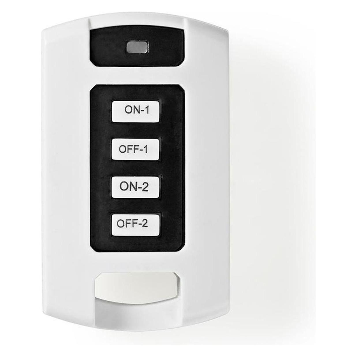 Nedis RF Remote control 2 channels - White (Universal Fernbedienung, Radio Frequency (RF)) (RFRC220WT)