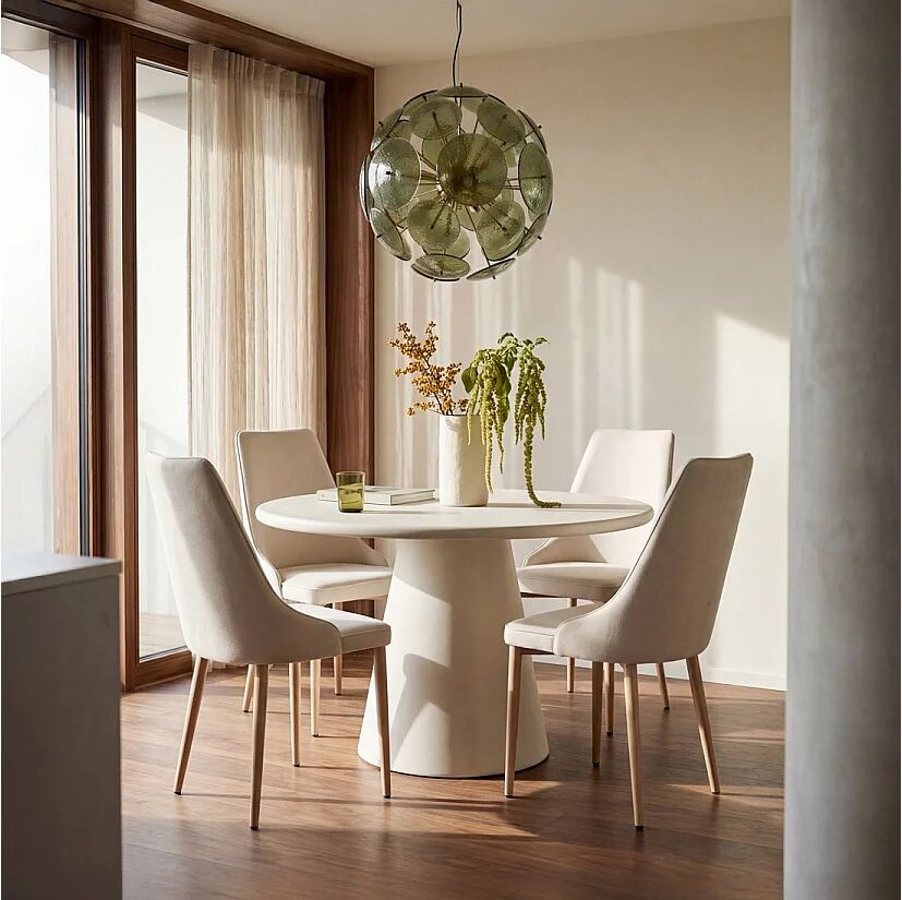 Packs 4 sillas Beige 45 x 95 cm