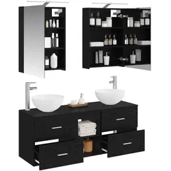 vidaXL, Badmöbelset, LED Badezimmer Set