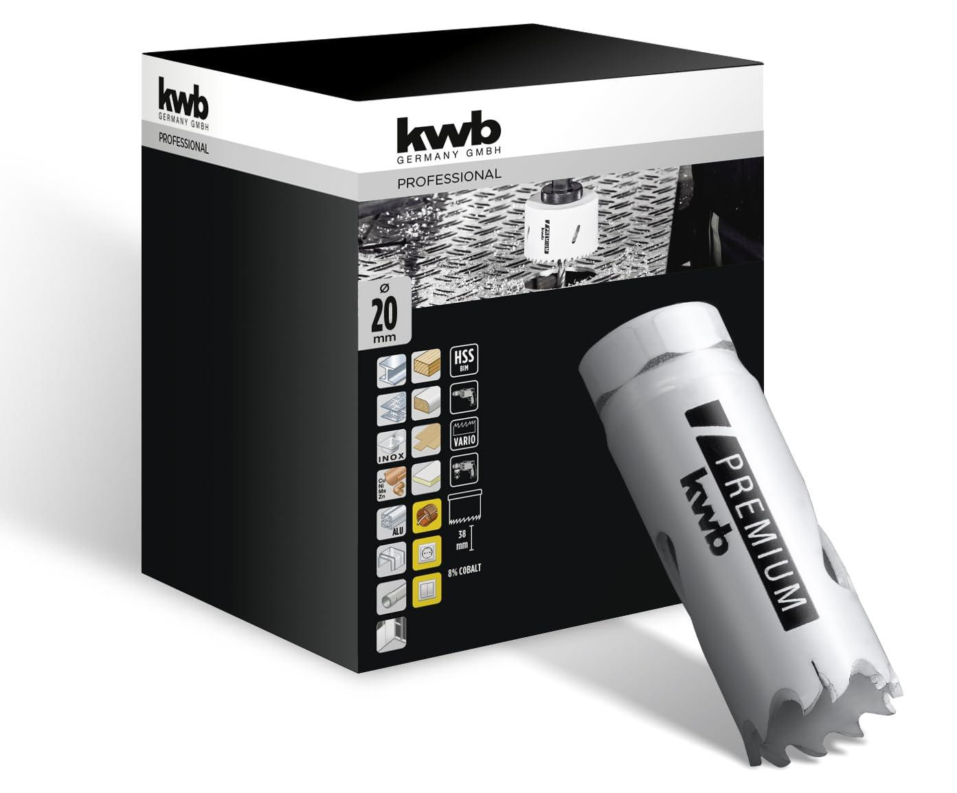 KWB Gatenzaag HSS Bi-Metal 20 mm