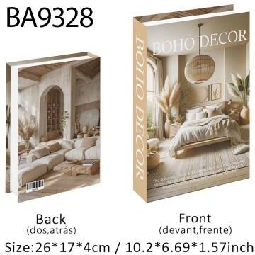 Uplift Picks Decorative Book Storage Box Lucky Cat Japanese Home Decor Hidden Storage Book 01 open