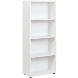 Inter Link Bücherregal Arco mit 4 Fächern - versch. Ausführungen - Weiss