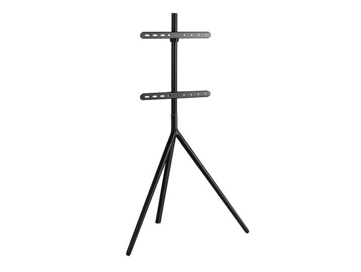 pro.tec Tv-Halterung Valle, Schwarz, Metall, Kunststoff, 85.5x137x46.5 cm, Wohnzimmer, TV Möbel