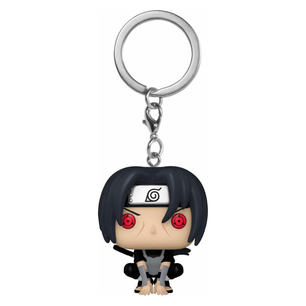 Funko Naruto Pocket POP! Vinyl Schlüsselanhänger 4 cm Itachi Uchiha (Moonlit) Display (12) (50318)