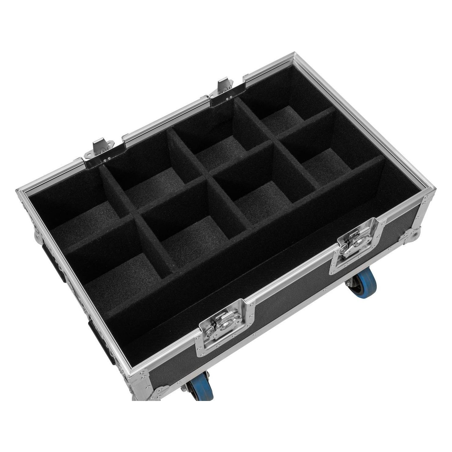 Roadinger Flightcase BAS-1 8x SILENT PAR 6 QCL FLOOR (31005226)