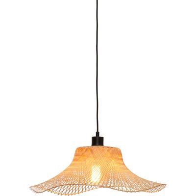 GOOD & MOJO Hängeleuchte "IBIZA", beige (natur), 1, Ø 50cm H: 15cm, 1 Stk., Leuchten, Hängeleuchte