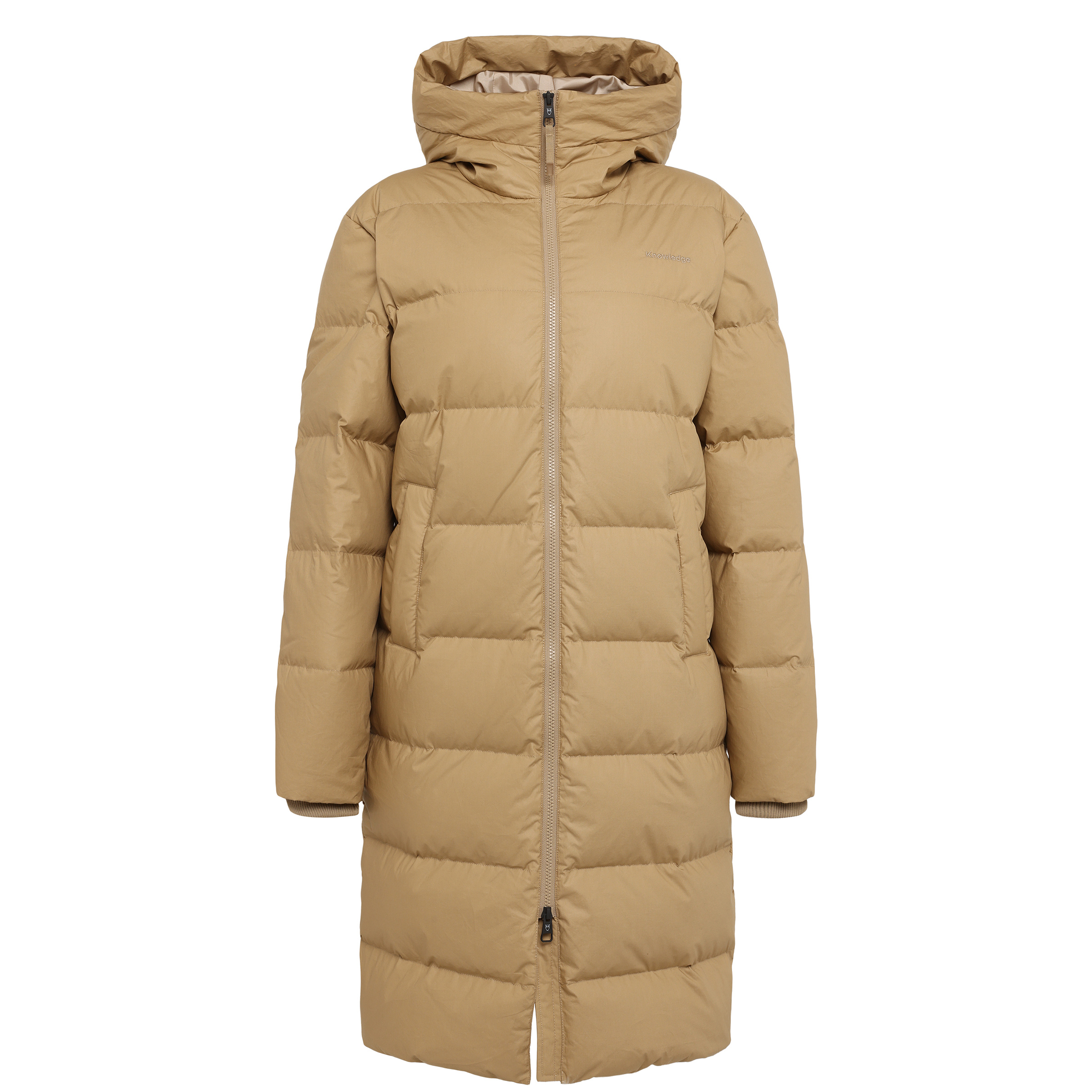KnowledgeCotton Apparel Vent 90 Puffer Mantel Damen Winterjacke beige Größe XS Lifestyle Schnell trocknend Wasserabweisend