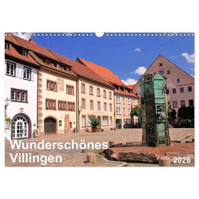 Wunderschönes Villingen (Wandkalender 2026 DIN A3 quer), CALVENDO Monatskalender