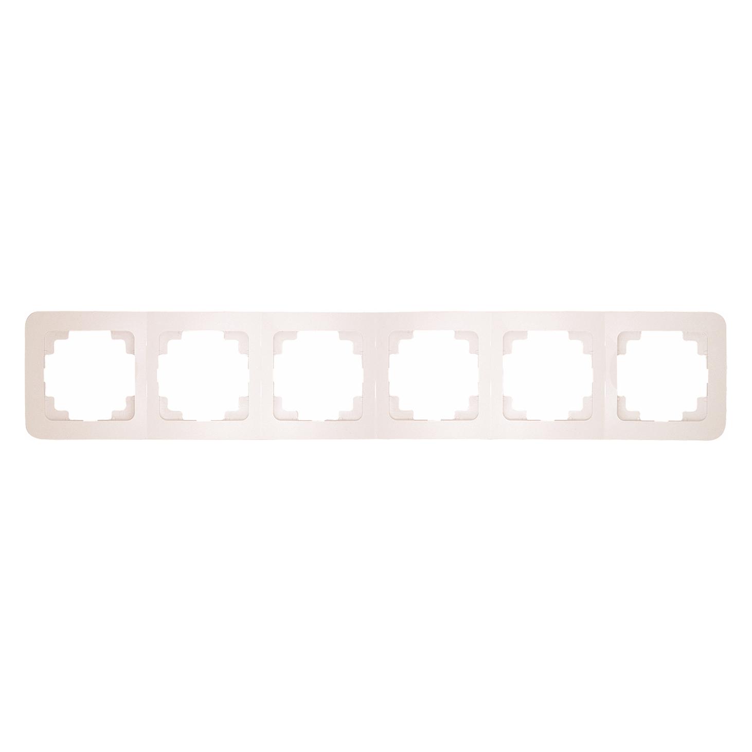 Makel Lilium Natural 6-fach Rahmen horizontal weiss (47721551)