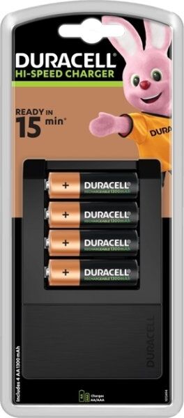 Duracell Aa/aaa Batterioplader, 15 Min.