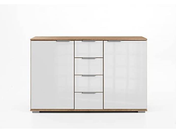 möbelando Kombikommode >Easy Plus< (BxHxT: 130x83x41 cm) in Plankeneiche